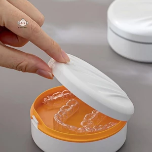 Maybest Aligner Case Hộp Bảo Quản Chỉnh Nha Có Gương Răng Giả Răng Giả Hộp Đựng Nha Khoa Bảo Vệ Miệng Nẹp Tổ Chức Chăm Sóc Răng Miệng {VN}