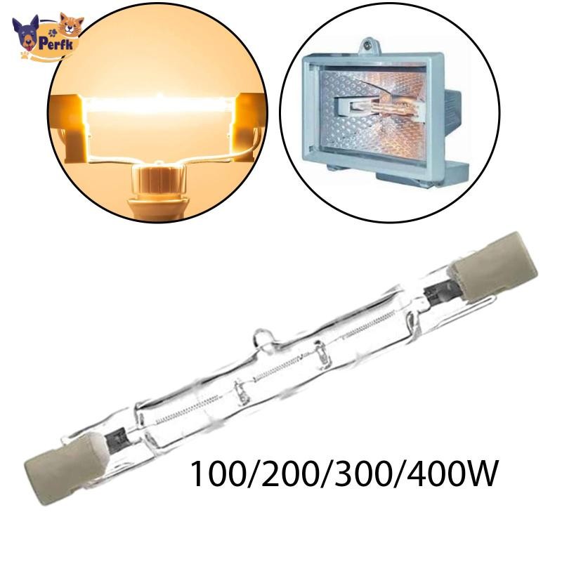 Bóng đèn tuyến tính Halogen Góc chùm tia 360 độ 2800K Đèn pha tiết kiệm năng lượng Ấm áp