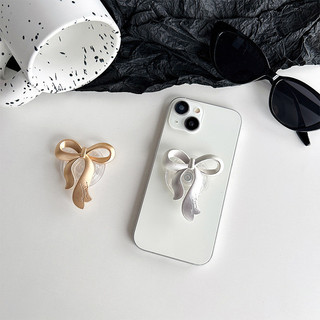 Kim Loại 3d Nơ Tròn Mặt Sau Chắc Chắn Miếng Dán Màu Trơn Griptok Giá Đỡ Điện Thoại P5