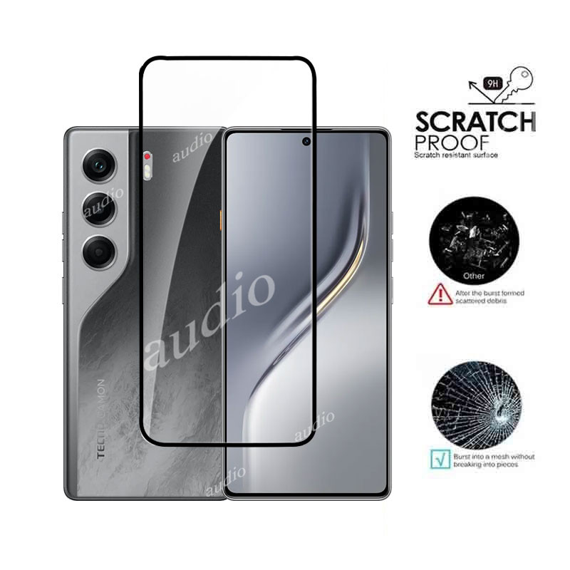Tecno Camon 40 4G 3 Chiếc Kính Cường Lực Cho Tecno Camon 40 Tecno CAMON40 4G Bảo Vệ Màn Hình Điện Thoại Vỏ Kính Bảo Vệ Phim Cho Tecno Camon 40 Tecno CAMON40 4G 9H HD Chống Trầy Xước