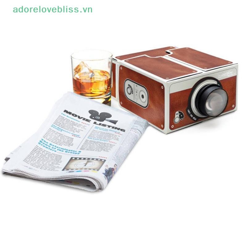 THÊM DIY Máy Chiếu 3D Tông Điện Thoại Thông Minh Máy Chiếu Ánh Sáng Mới Lạ Có Thể Điều Chỉnh Điện Thoại Di Động Máy Chiếu Phim Di Động BSS