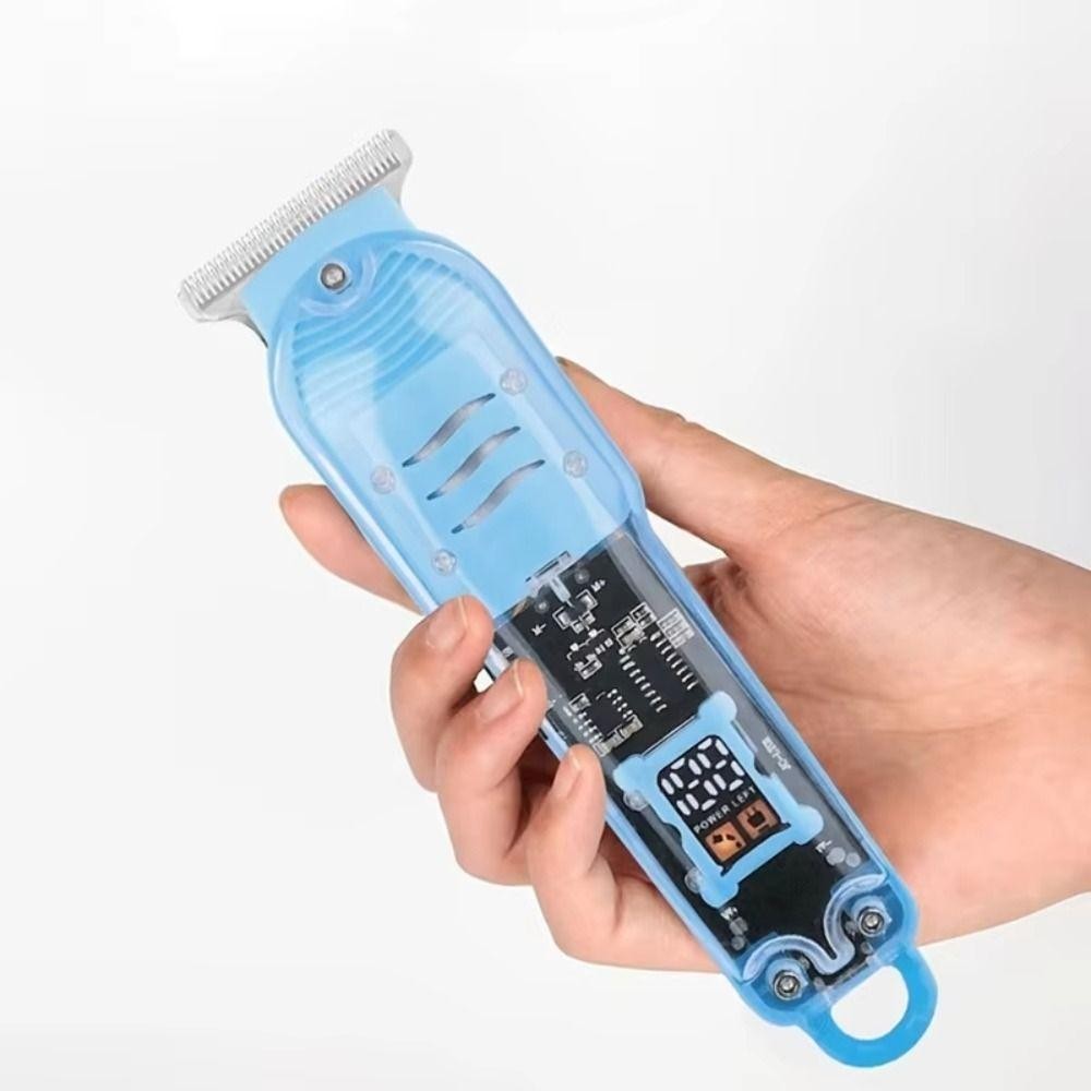 Máy cắt tóc YMIFI, Tông đơ cắt tóc trong suốt, Cửa hàng cắt tóc điện chuyên nghiệp bằng thép không gỉ