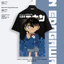 Thám Tử Lừng Danh Conan Jimmy Kudo Hoạt Hình Dễ Thương Cosplay Vải 3D Mùa Hè Áo Thun Anime Tay Ngắn Top Trẻ Em