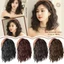Băng đô xoăn AWNGD, Tóc lượn sóng dài hình chữ U Tổng hợp, nối dài Dây buộc tóc tự nhiên dành cho nữ