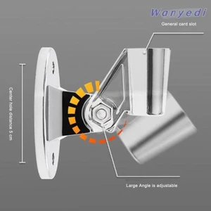 Giá đỡ đầu vòi hoa sen WANYEDI, Giá đỡ vòi hoa sen ABS treo tường, Phụ kiện phòng tắm có thể điều chỉnh đa năng Phòng tắm Phòng tắm