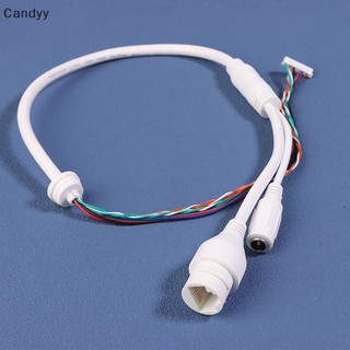 NDY 12Pin 8 / 10Core POE Cổng Mạng Nữ Dây Điện Kết Nối Cáp Cho IP Dome Giám Sát Camera Cáp IP N