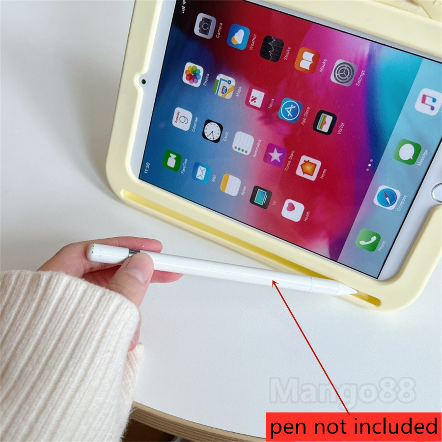 Ốp Lưng Cho Xiaomi Redmi Pad 2 SE 9.7 Inch 2026 Cho Redmi Pad 2 9.7 Inch Vỏ Máy Tính Bảng Cầm Tay Kẹp Và Bấm Hoạt Hình Dễ Thương Khay Bút Bao