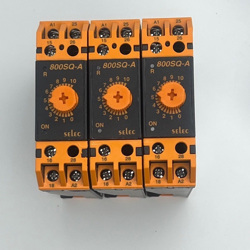 Bộ định thời gian On delay Selec 800SQ-A,bộ định thời Selec 800SQ-A,Timer ON delay 800SQ-A,rơ le thời gian bật trễ Selec