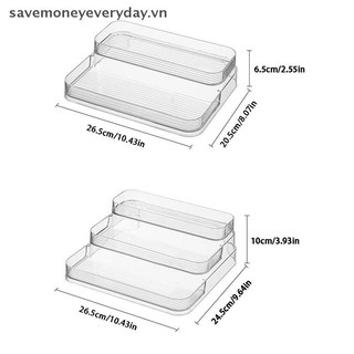 [savemoneyeveryday] Kệ đựng nước hoa để bàn 3 tầng Hộp đựng mỹ phẩm PET Giá đựng nước hoa Giá trưng bày búp bê Giá đựng gia vị nhà bếp [vn]