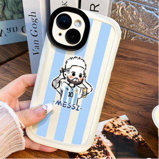 Ốp điện thoại ngôi sao bóng đá Messi cho iPhone 16 / 15 / 14 / 13 / 12 / X / 7 / 11 / Plus / pro Max bao gồm tất cả các ốp lưng silicon mờ mềm bền chống rơi
