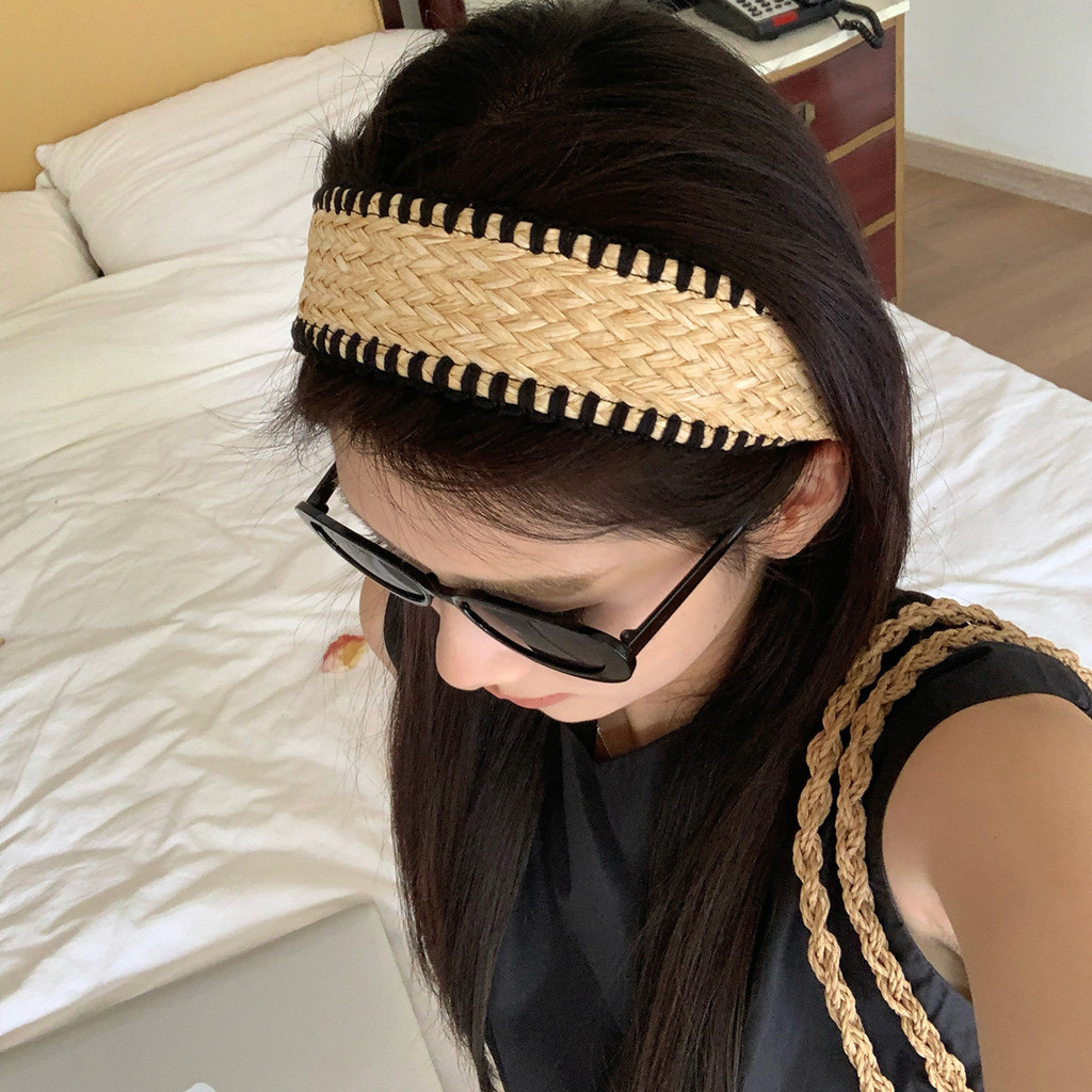 Băng đô Bohemian mặt rộng phong cách ngày lễ Phụ kiện tóc thời trang