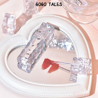 GOGO TALES Lip Glaze Ice Cube Lip Mud Matte Not Easy To Stick To The Cup Sinh viên bột mờ má hồng môi men