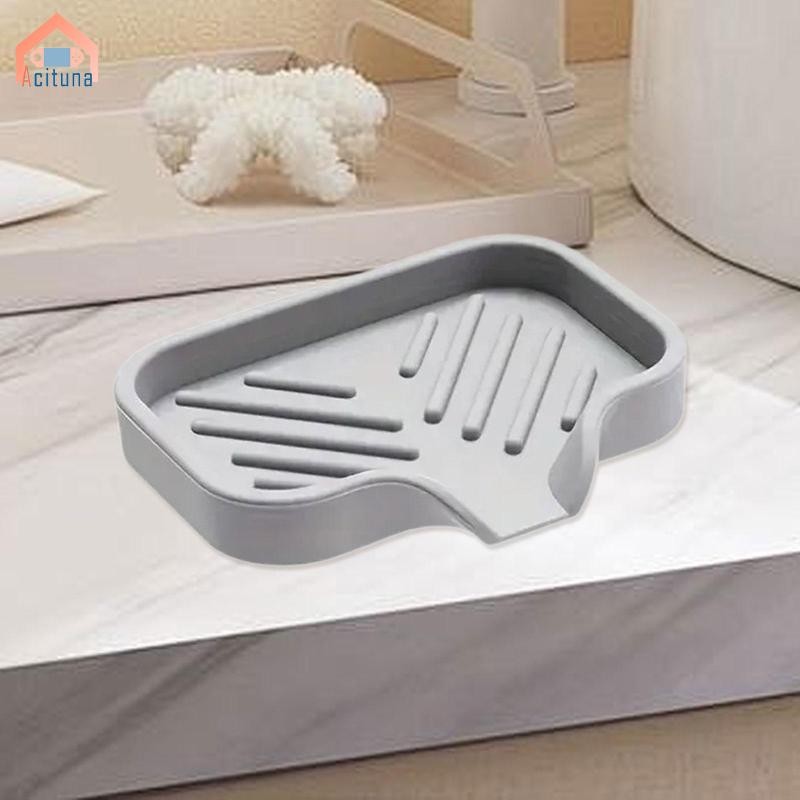 Hộp đựng bát đĩa xà phòng Dụng cụ sắp xếp nhà bếp cho xà phòng bát đĩa / miếng bọt biển / bàn chải Khay bồn rửa nhà bếp cho mặt bàn Vòi sen quầy phòng tắm