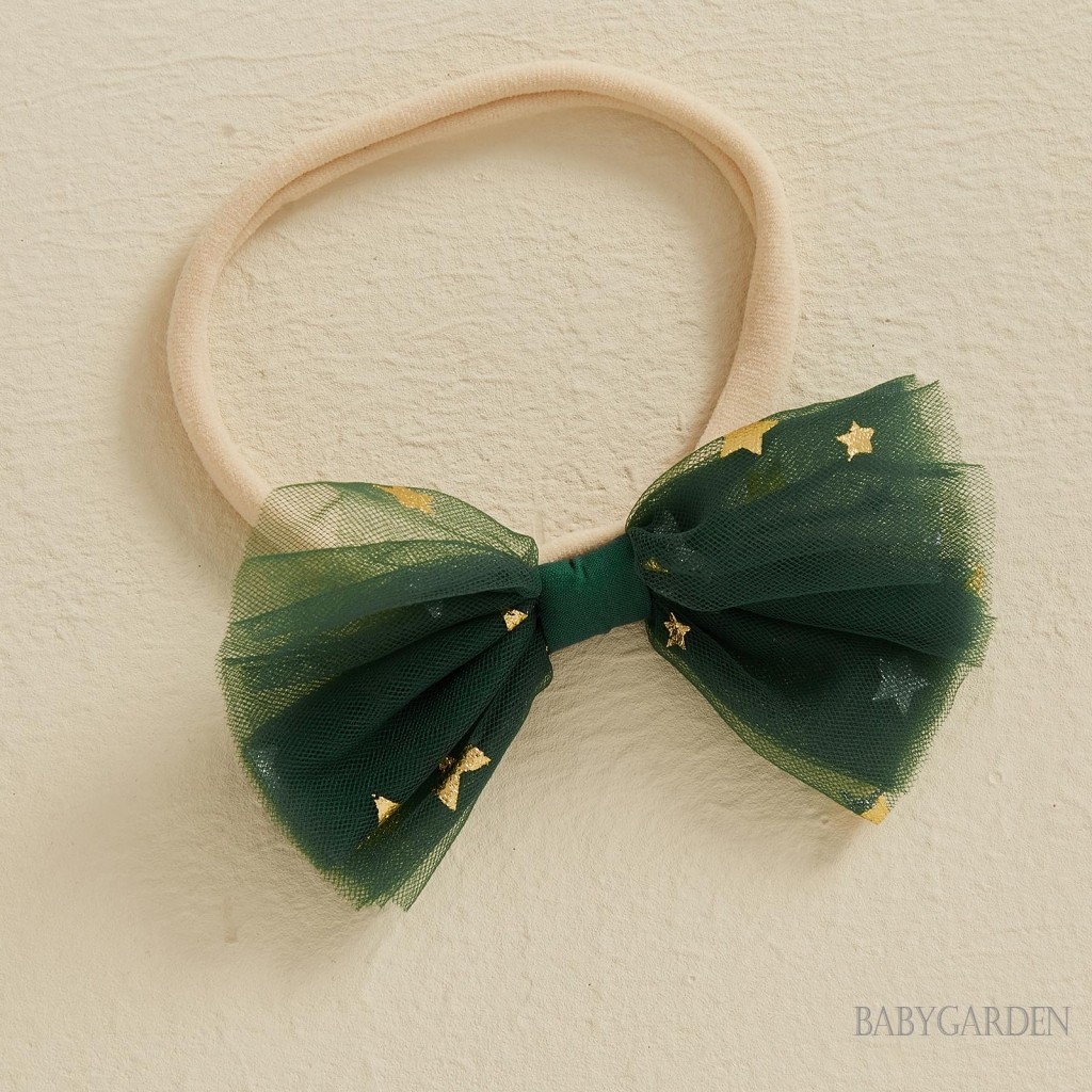 / / -Baby Girls Bobbles Ringing Bells Trang trí lưới viền áo liền quần không tay có băng đô Quần áo Giáng sinh sơ sinh