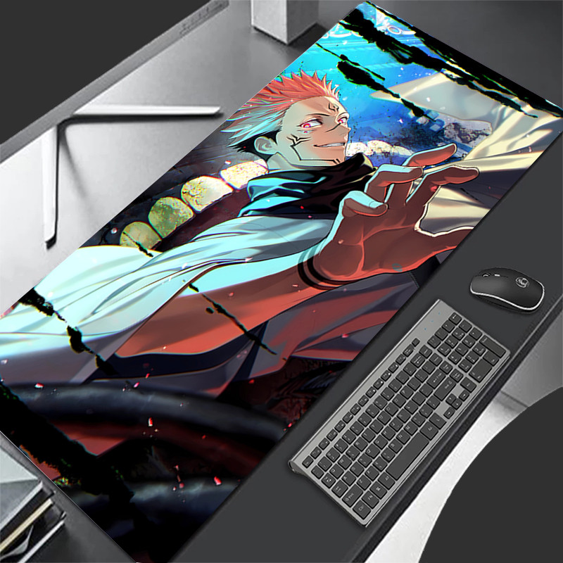 Miếng Lót Chuột Anime Lớn Sukuna Phụ Kiện Chơi Game Máy Tính Game Thủ Bàn Phím Miếng Lót Chuột Thảm Bàn XXL Jujutsu Kaisen Mousepad Cho