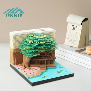 Lịch để bàn 3D Lịch ghi nhớ 2025 có đèn LED trang trí quà tặng tại nhà [jennie1.vn]
