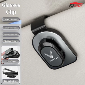 Vinfast Kính Ô Tô Kẹp Kính Mát Hộp Bảo Quản Thẻ Vé Kẹp Người Tổ Chức Phụ Kiện Xe Hơi Cho VF 8 VF 9 VF E34 Lux A Fadil Chủ Tịch SA VF E34