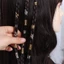 DARON 40 Chiếc Hỗn Hợp Tóc Bộ, Kẹp Vòng Đeo Kim Loại Mũ Dreadlocks Hạt, Phụ Kiện Tóc DIY Quyến Rũ Tóc Bện Tóc Ống Trang Trí