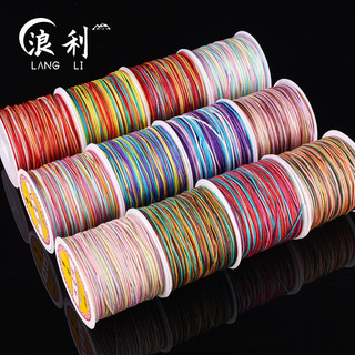 Dây đeo tay gradient 72# trang sức thủ công đan tay, phụ kiện hạt đan tay