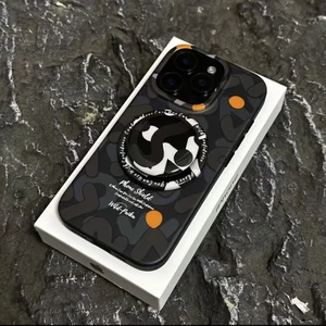 Ốp điện thoại di động từ tính giá đỡ độc lập cho iPhone 16 15 14 13 12 Pro Max 11 iP 14 / 15 / 16 Plus Vỏ bảo vệ chống rơi Ốp lưng cứng