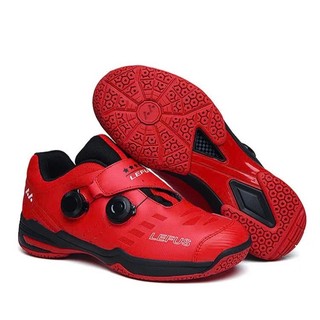 Giày Cầu Lông Lefus L013 CHÍNH HÃNG NÚT VẶN Cao Cấp Unisex Nam Nữ Đế EVA cao su mặc kháng