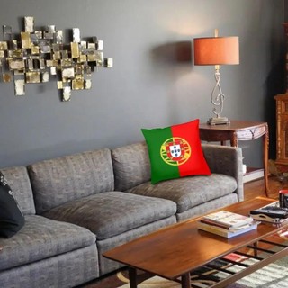 Cờ Bồ Đào Nha Ném Gối Đệm Polyester Cho Sofa Cờ Bồ Đào Nha Sáng Tạo Gối Trang Trí Nhà