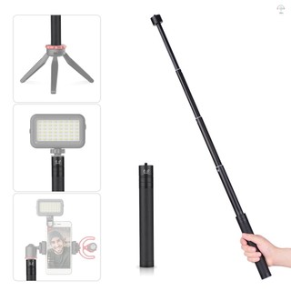 Thanh nối dài ổn định bằng kính thiên văn Max. Chiều dài 73cm Hợp kim nhôm cực với vít và lỗ vít 1 / 4 Inch cho ổn định Gimbal zhiyun Feiyu