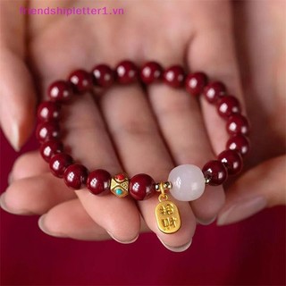 {Fh Fashion} Lucky Wealth Vòng tay hạt dây đỏ Vòng tay thủ công có thể điều chỉnh thu hút tiền Vòng tay giàu có dành cho nam giới.