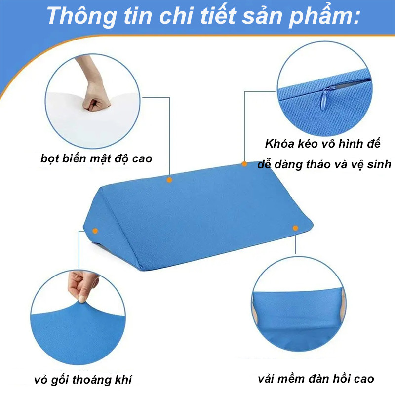 Gối lật bệnh nhân,Gối cơ thể R đệm lật，gối lật đa năng hỗ trợ chăm sóc người già yếu khó cử động，Bền và dễ lau chùi