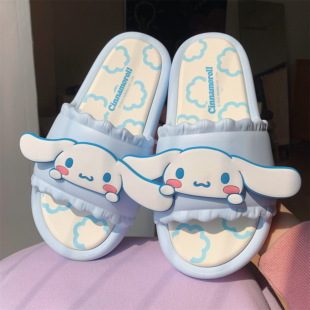 XIXITAO Dép Bé Gái Mùa Hè Mới Sanrio Đồng Thương Hiệu Chó Quế Dễ Thương Thời Trang Thường Ngày