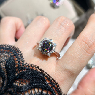 Châu Âu Mỹ ins Phong Cách Mới Đầy Màu Sắc Hoa Zircon Phù Hợp Với Nữ