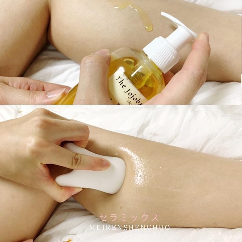 Bảng Gua Sha Gốm Cát Sống Động Nhật Bản Đá Massage Mặt Gua Sha Gốm Vi Tinh Thể Dụng Cụ Gua Sha Mặt và Chân VWLM