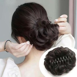 Kẹp đuôi ngựa NCE với lông tơ tự nhiên tổng hợp, tạo kiểu gợn sóng xoắn