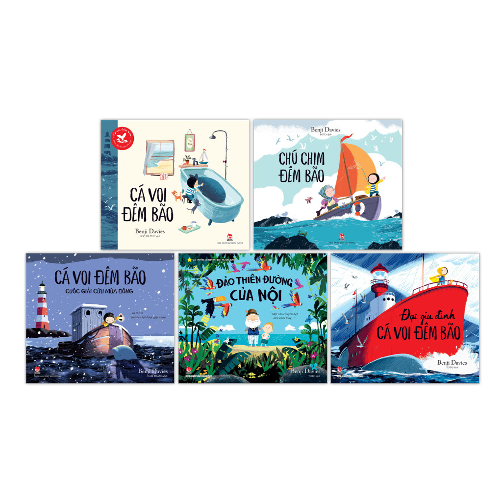 Ảnh Sách - Boxset Cá voi đêm bão và những câu chuyện khác (5 quyển) - Kim Đồng 2025 2