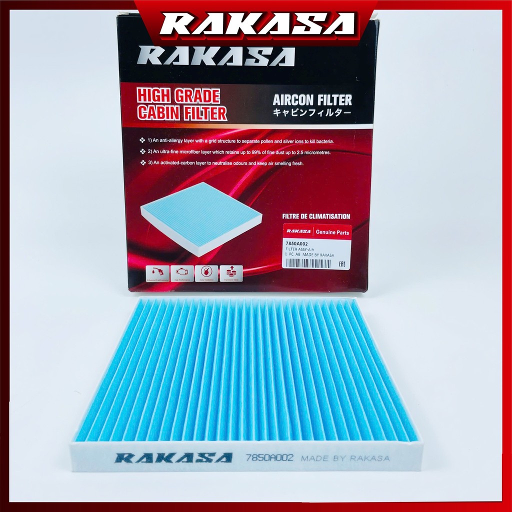 RAKASA LỌC GIÓ ĐIỀU HÒA MITSUBISHI ATTRAGE, XPANDER ( 7850A0002 )