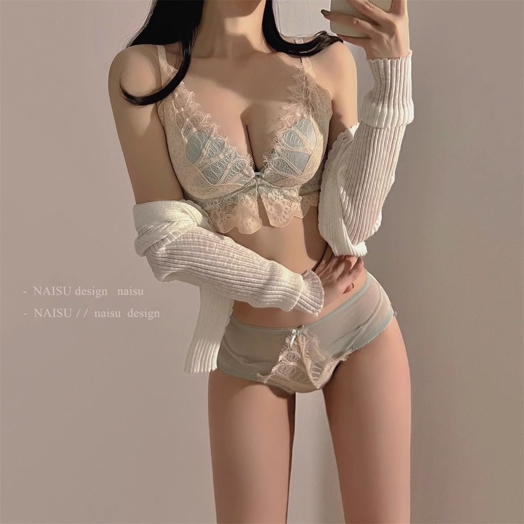 Bộ áo ngực không dây ren dày gợi cảm dành cho nữ