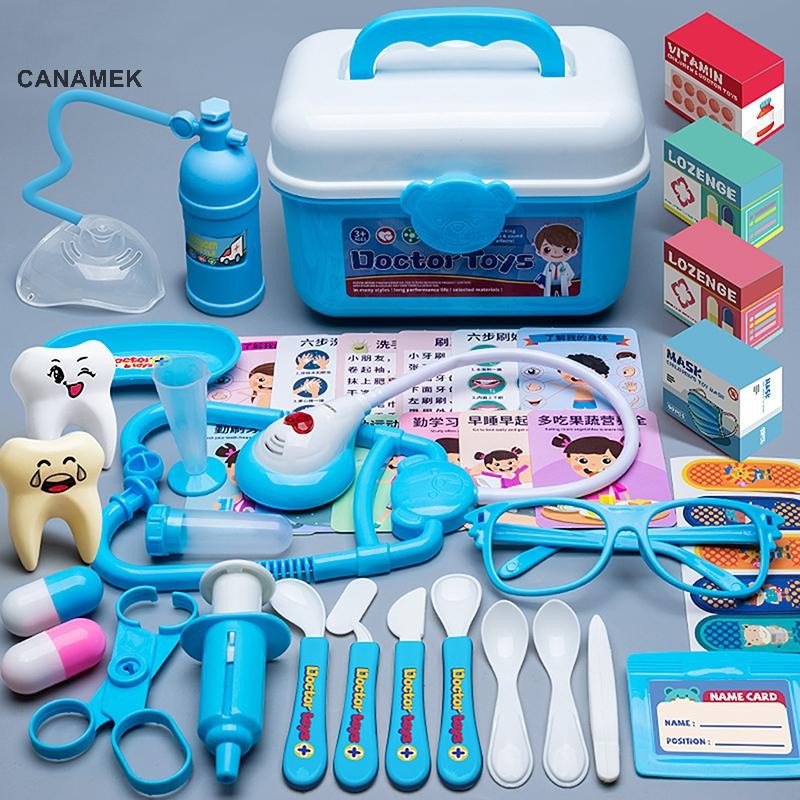 Canamek Mô Phỏng Y Tá Bác Sĩ Phụ Kiện Trẻ Em Bác Sĩ Chơi Bộ Trẻ Em Chơi Tại Nhà Bác Sĩ Đồ Chơi Bộ Quà Tặng Cho Trẻ Em Bé Trai Bé Gái CSF