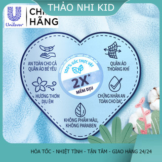 Combo 2 Túi Nước Giặt OMO Matic Cho Quần Áo Bé - 2 Túi 3.6Kg