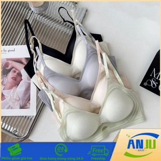 Áo Lót Nữ Su Cao Cấp, Dáng Ngắn, Dây Lưng Chéo, Che Viền Mỡ Lưng, Siêu Thoáng Mát