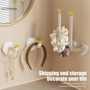 Giá đỡ dây buộc tóc treo tường GCDHome dùng để trang sức và phụ kiện có móc treo chìa khóa. Nóng