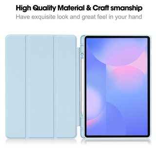 Ốp Lưng Silicon Cho Samsung Galaxy Tab S10 Lite 10.9 "2025 SM-X400 X406B S10 FE Plus S9 S8 S7 FE A8 S6 Lite Da Chống Sốc Bảo Vệ Có Khe Cắm Bút