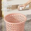 Sọt đựng rác gia đình văn phòng đục lỗ giọt nước 22x21.5cm