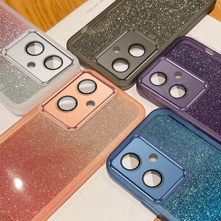 Vỏ Lấp Lánh Cho Xiaomi POCO M7 Pro POCO M7Pro 4G 5G 2025 Ốp Lưng Chuyển Màu TPU Mềm Silicone Linh Hoạt Bling Ốp Lưng Chống Sốc Ốp lưng