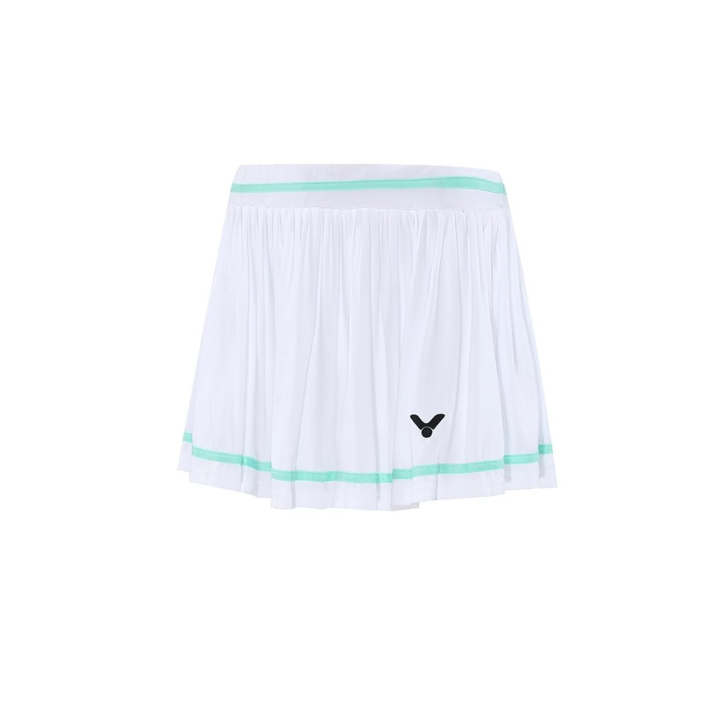 VICTOR nữ mới tập yoga quần vợt váy ngắn thoáng khí và thoải mái tập cầu lông thể thao váy xếp ly với quần an toàn