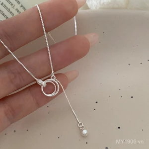 Vòng cổ nữ phong cách Hàn Quốc mới, dây chuyền hạt xương đòn cao cấp