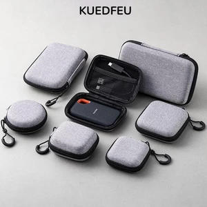 KUEDFEU 1 Cái Túi Bảo Quản EVA, Dành Cho Tai Nghe Dây Kéo Mini Airpod, Tai Nghe / Điện Thoại / Cáp Sạc Bền Phụ Kiện Kỹ Thuật Số Túi Đựng Di Động Túi Đựng