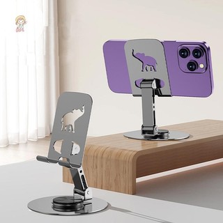 Twe Metal 360 Xoay Giá Đỡ Điện Thoại Di Động Có Thể Điều Chỉnh Linh Hoạt Gấp Điện Thoại Di Động Đứng Gắn Máy Tính Để Bàn Máy Tính Bảng Đứng VN