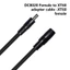 BTM DC5521 5 5mmx2 1mm Đầu nối nam sang DC8020 Bộ chuyển đổi nữ cho bảng điều khiển năng lượng mặt trời