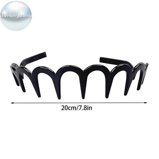 Chenlongshang Lược Tóc Mới Zigzag Band Notched Woman Man Girl Quà Tặng Sinh Nhật Cứu Hộ Tóc Gãy Hiện Vật EN