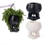 PWSSEND Bình hoa ngộ nghĩnh, Chậu hoa sáng tạo bằng nhựa, Retro có lỗ thoát nước Piss Hình chậu Bình hoa cho hoa mọng nước